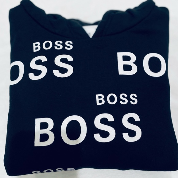 Hugo Boss Kids’ Black Sweater Hoodie (Pre-Loved) - Picture 11 of 11